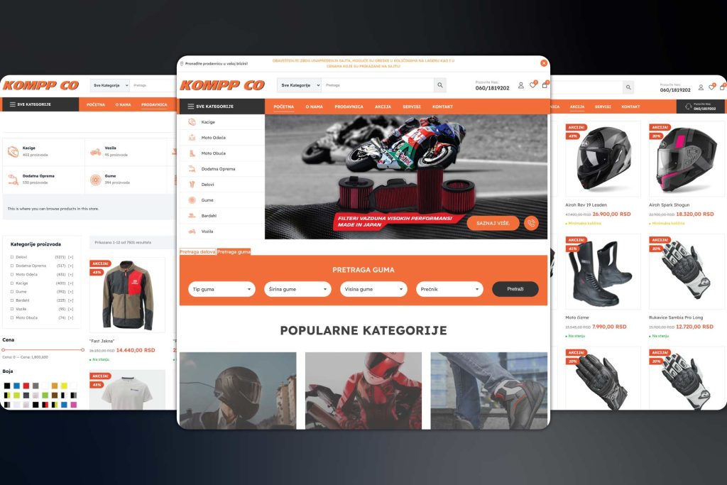 kompp co - sajt za prodaju motocikla